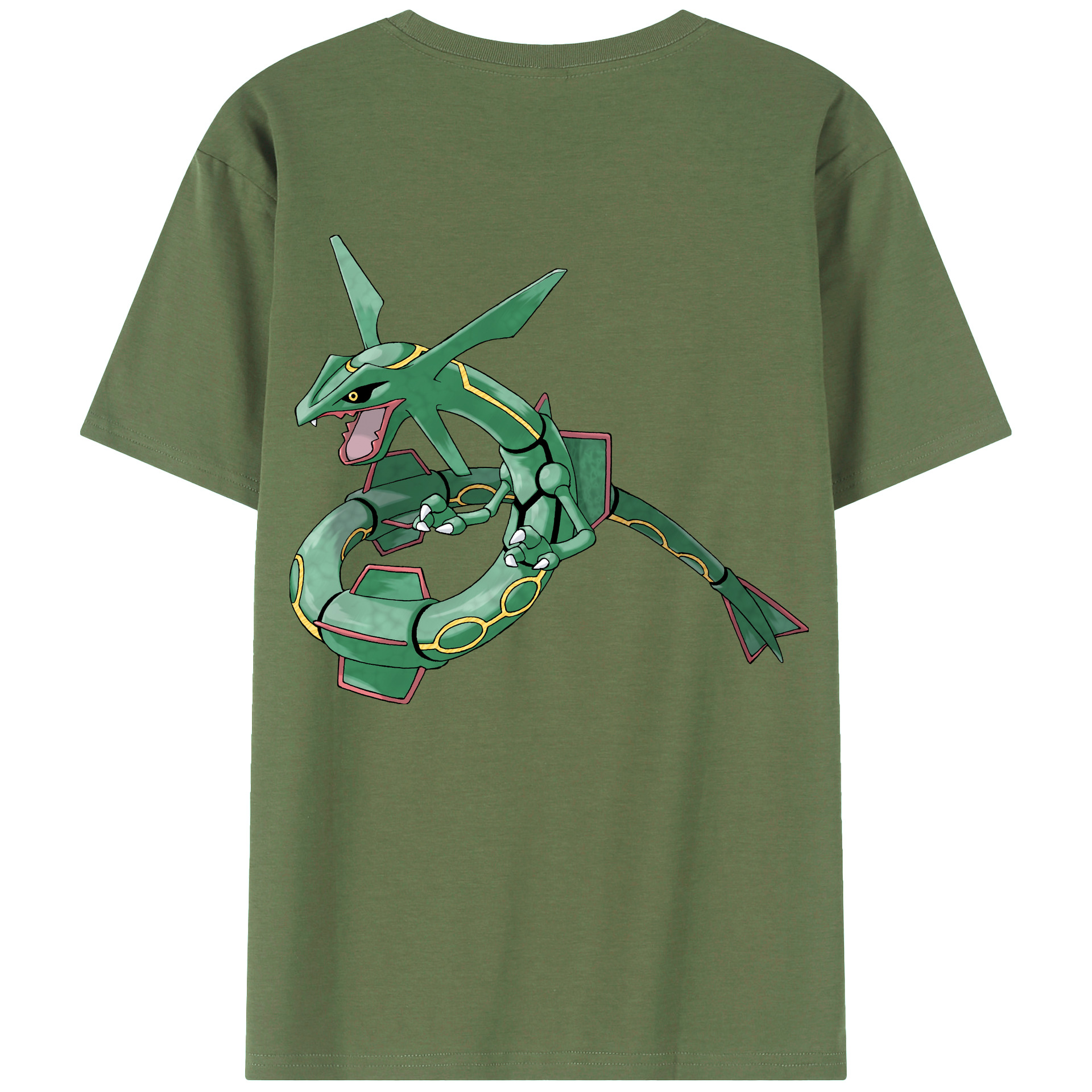 （画像用） ポケットモンスター Pokémon 綿100％ メンズ半袖Tシャツ（バックプリント） 通気性